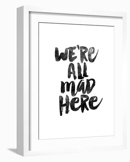 We Are All Mad Here-Brett Wilson-Framed Art Print