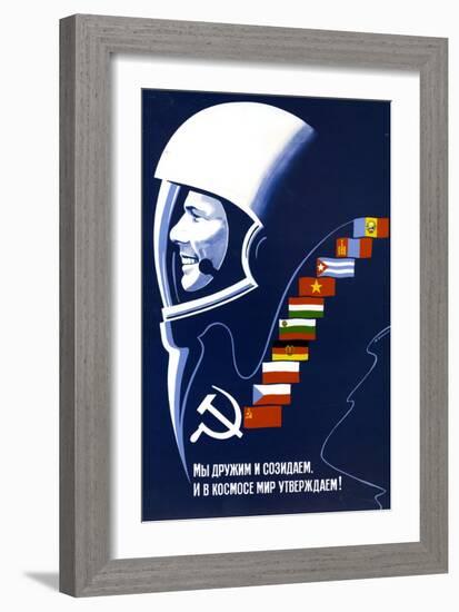 We are Creative and Friendly; This Will Make Space Peaceful Forever!-null-Framed Premium Giclee Print