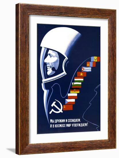 We are Creative and Friendly; This Will Make Space Peaceful Forever!-null-Framed Premium Giclee Print