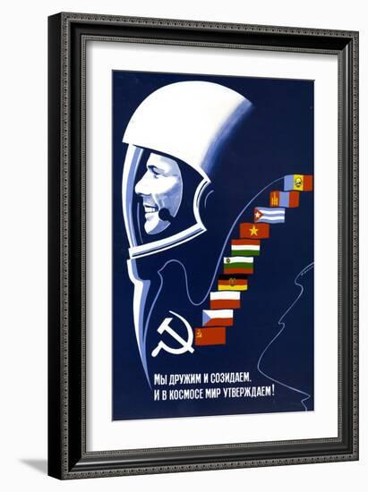 We are Creative and Friendly; This Will Make Space Peaceful Forever!-null-Framed Premium Giclee Print