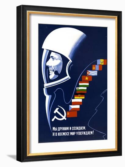 We are Creative and Friendly; This Will Make Space Peaceful Forever!-null-Framed Premium Giclee Print