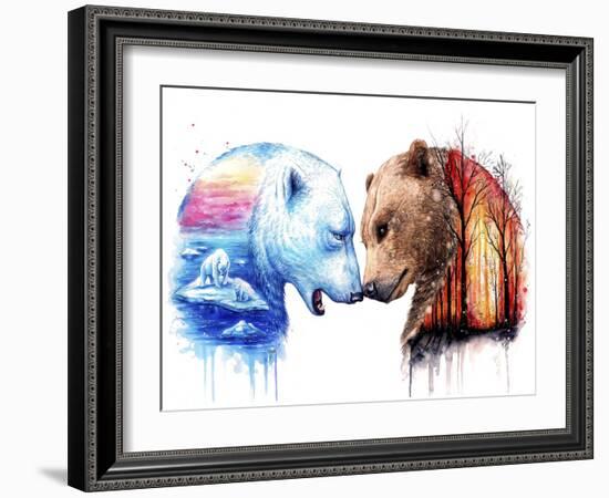 We are in this together-JoJoesArt-Framed Giclee Print