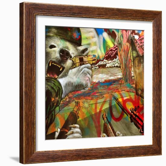 We Are Polar Bears-Shark Toof-Framed Art Print