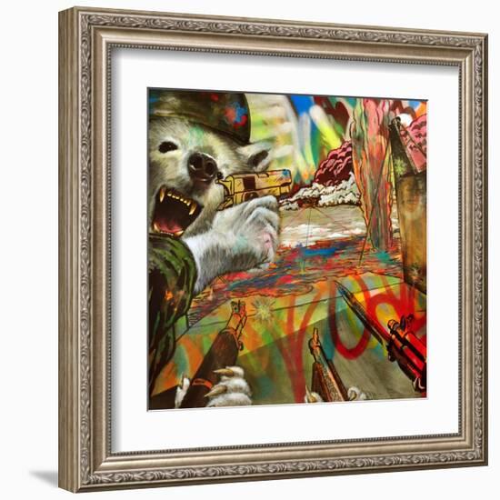 We Are Polar Bears-Shark Toof-Framed Art Print