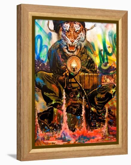 We Are Tigers-Shark Toof-Framed Stretched Canvas