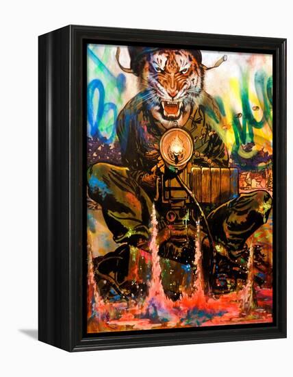 We Are Tigers-Shark Toof-Framed Stretched Canvas