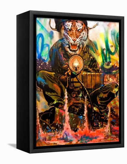 We Are Tigers-Shark Toof-Framed Stretched Canvas