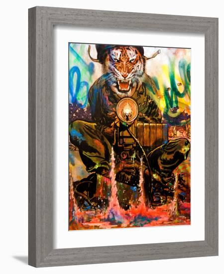 We Are Tigers-Shark Toof-Framed Art Print