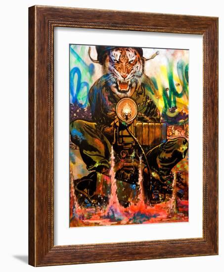 We Are Tigers-Shark Toof-Framed Art Print