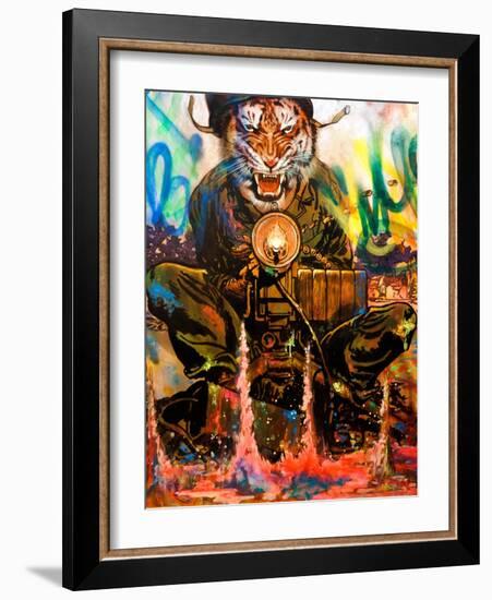We Are Tigers-Shark Toof-Framed Art Print