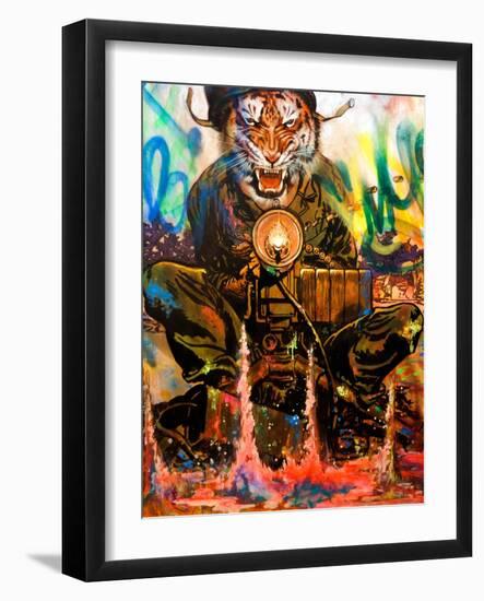 We Are Tigers-Shark Toof-Framed Art Print