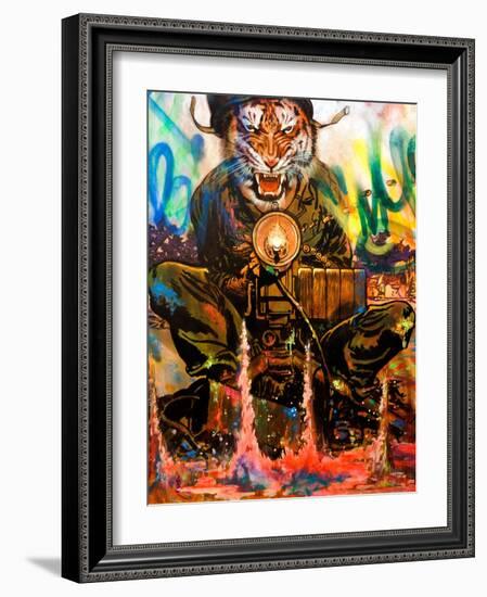 We Are Tigers-Shark Toof-Framed Art Print