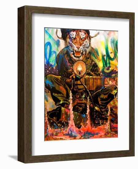 We Are Tigers-Shark Toof-Framed Art Print