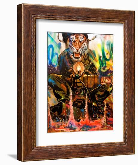 We Are Tigers-Shark Toof-Framed Art Print