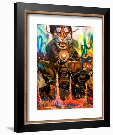 We Are Tigers-Shark Toof-Framed Art Print