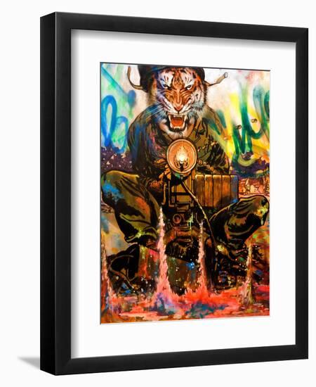 We Are Tigers-Shark Toof-Framed Art Print