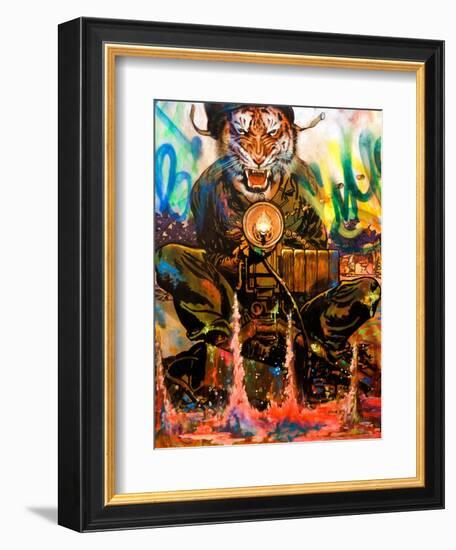 We Are Tigers-Shark Toof-Framed Art Print