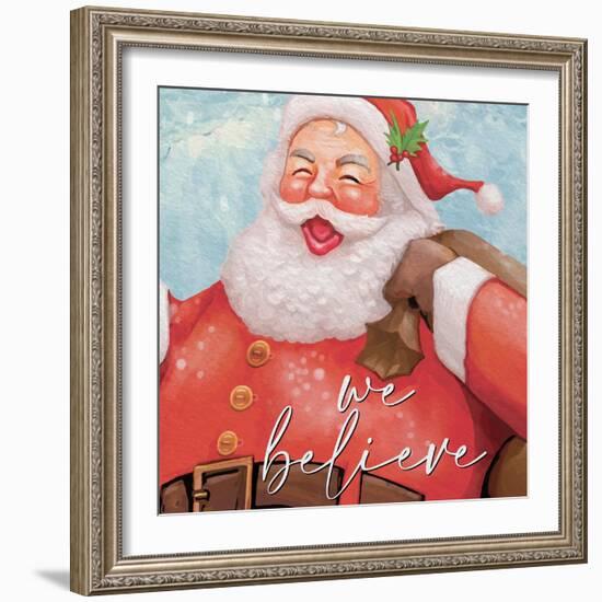 We Believe Santa-Kim Allen-Framed Art Print