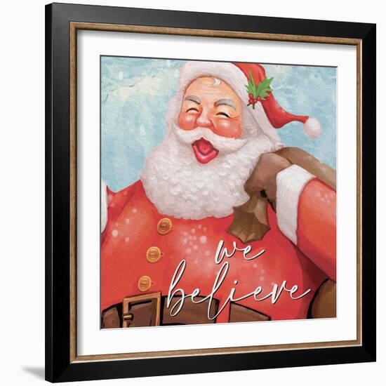 We Believe Santa-Kim Allen-Framed Art Print