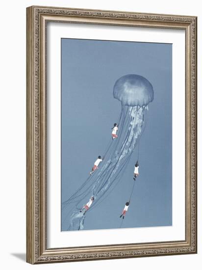 We came home smiling-Maarten Leon-Framed Giclee Print