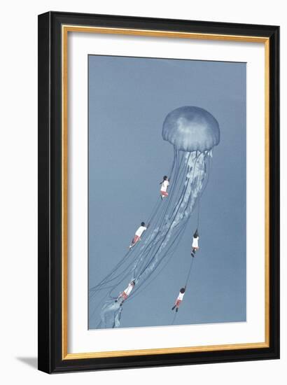 We came home smiling-Maarten Leon-Framed Giclee Print