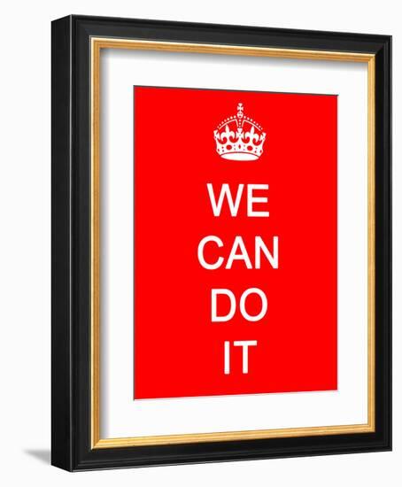 We Can Do It-null-Framed Art Print