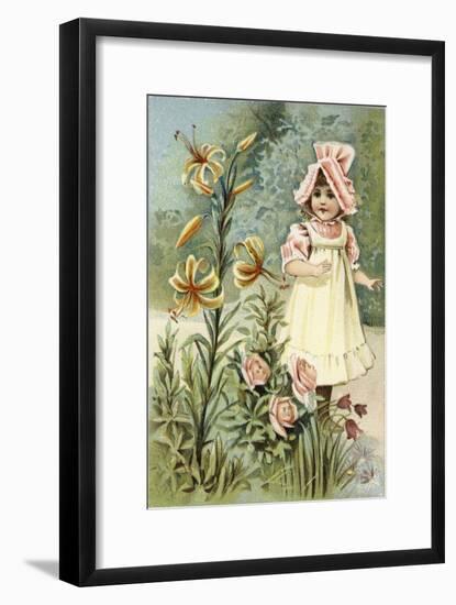 "We Can Talk," Said the Tiger-Lily-null-Framed Giclee Print