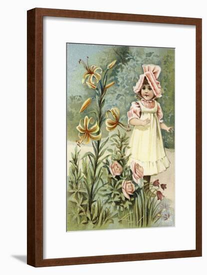 "We Can Talk," Said the Tiger-Lily-null-Framed Giclee Print