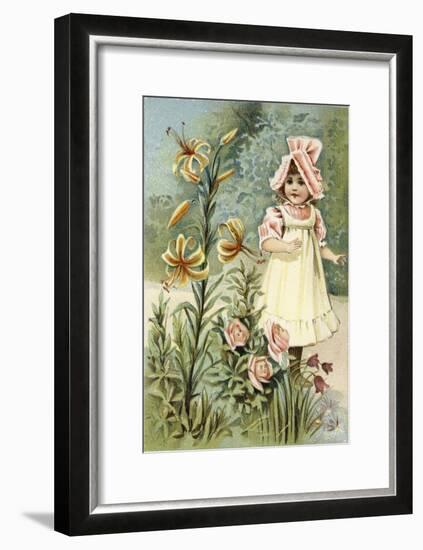 "We Can Talk," Said the Tiger-Lily-null-Framed Giclee Print