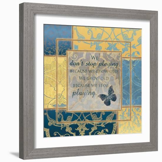 We Don't Stop Playing-Piper Ballantyne-Framed Art Print