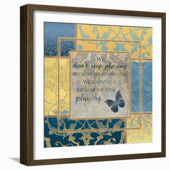 We Don't Stop Playing-Piper Ballantyne-Framed Art Print