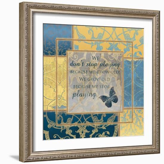 We Don't Stop Playing-Piper Ballantyne-Framed Premium Giclee Print