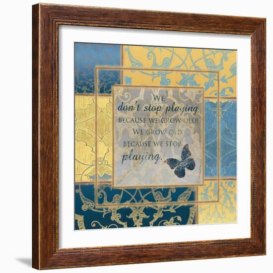 We Don't Stop Playing-Piper Ballantyne-Framed Premium Giclee Print