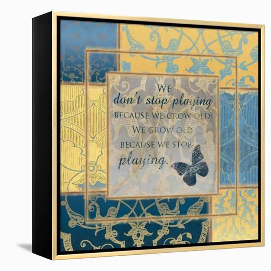 We Don't Stop Playing-Piper Ballantyne-Framed Stretched Canvas