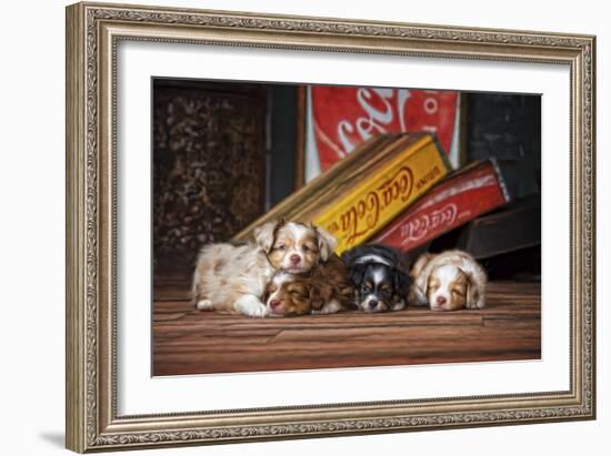 We Drank it All-Santa?s Workshop-Framed Premium Giclee Print