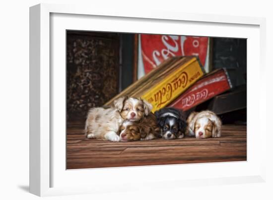 We Drank it All-Santa?s Workshop-Framed Premium Giclee Print