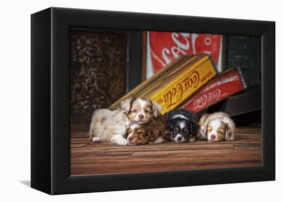 We Drank it All-Santa?s Workshop-Framed Premier Image Canvas