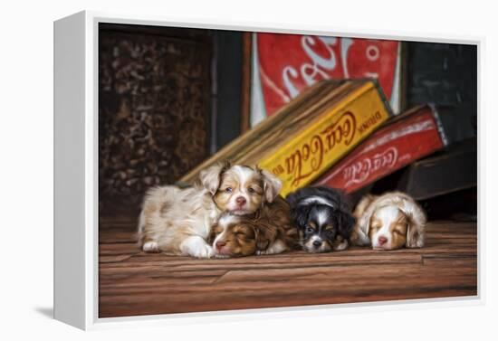 We Drank it All-Santa?s Workshop-Framed Premier Image Canvas