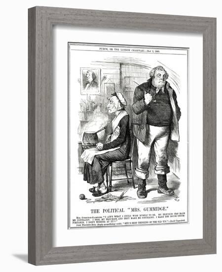 We Gladstone, Gummidge-John Tenniel-Framed Art Print