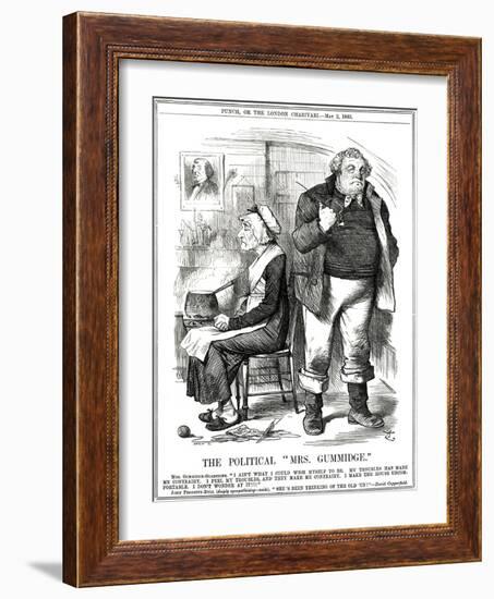 We Gladstone, Gummidge-John Tenniel-Framed Art Print