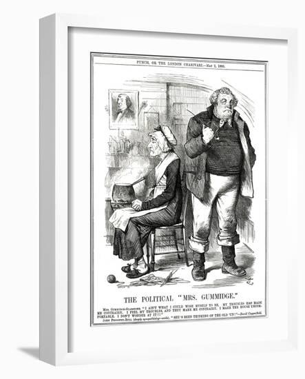 We Gladstone, Gummidge-John Tenniel-Framed Art Print