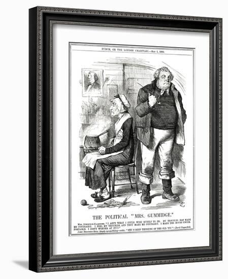 We Gladstone, Gummidge-John Tenniel-Framed Art Print