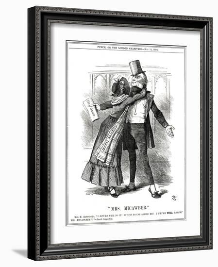 We Gladstone, Micawber-John Tenniel-Framed Art Print