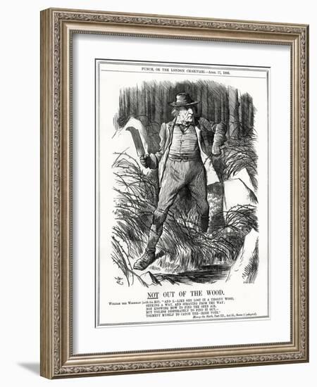 We Gladstone, Thorny Wood-John Tenniel-Framed Art Print