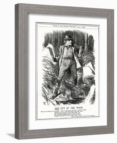 We Gladstone, Thorny Wood-John Tenniel-Framed Art Print