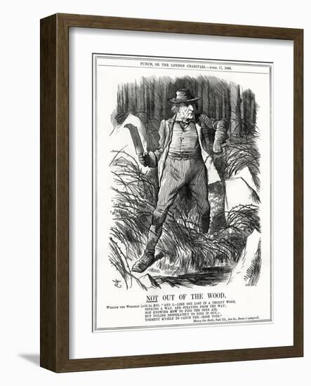 We Gladstone, Thorny Wood-John Tenniel-Framed Art Print