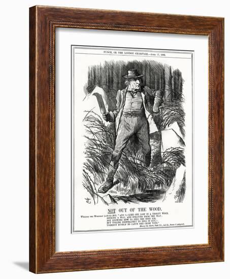 We Gladstone, Thorny Wood-John Tenniel-Framed Art Print