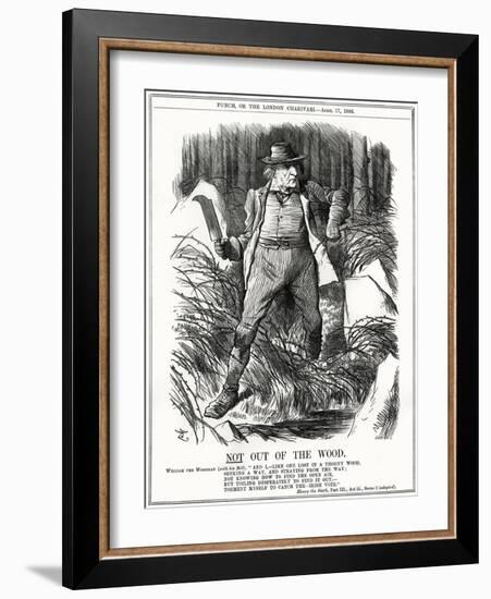 We Gladstone, Thorny Wood-John Tenniel-Framed Art Print