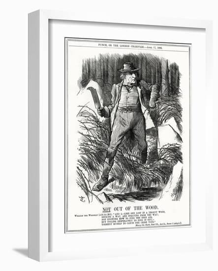 We Gladstone, Thorny Wood-John Tenniel-Framed Art Print