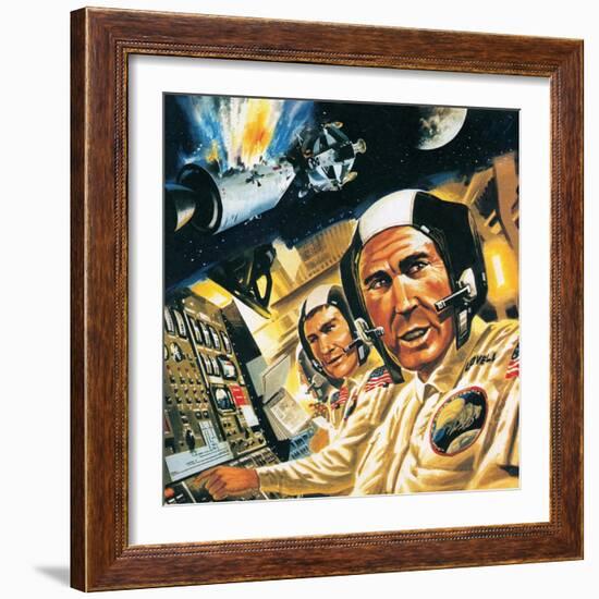 We Have a Problem Here! What Went Wrong with Apollo 13-Wilf Hardy-Framed Giclee Print